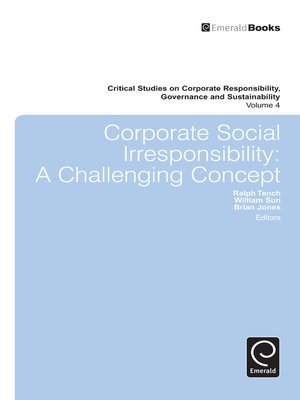 cover image of Critical Studies on Corporate Responsibility, Governance and Sustainability, Volume 4